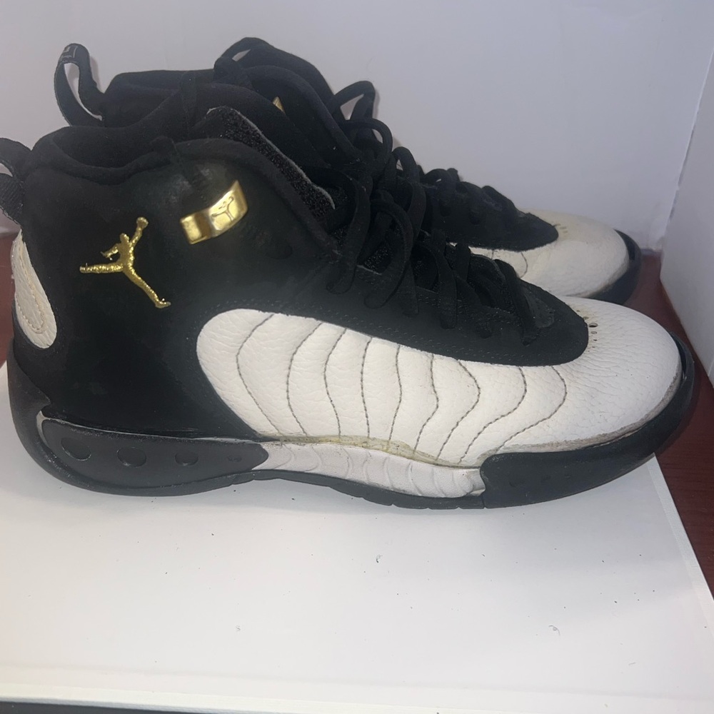 ♦️ Nike Air Jordan Jumpman Pro OG Black /White Size 5.5Y‎ Used
